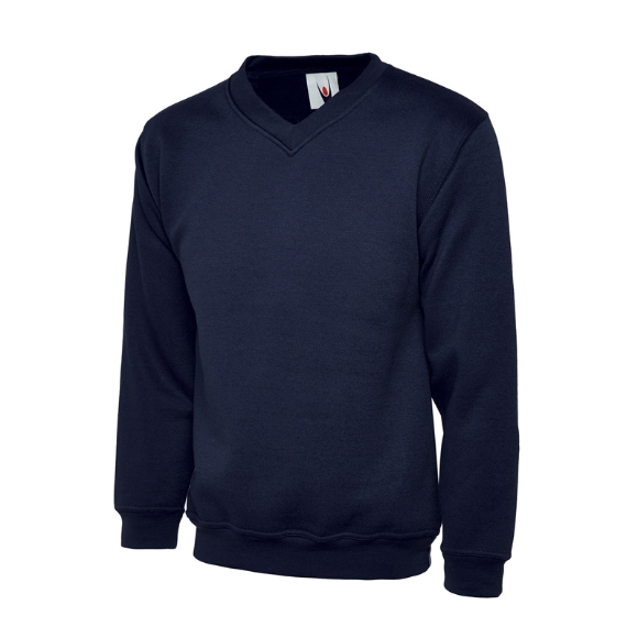 Uneek V-Neck Sweatshirt